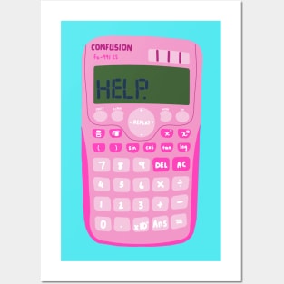 help calculator. Posters and Art